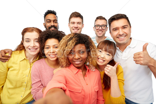 Stockfoto: Internationale · groep · gelukkige · mensen · diversiteit · race