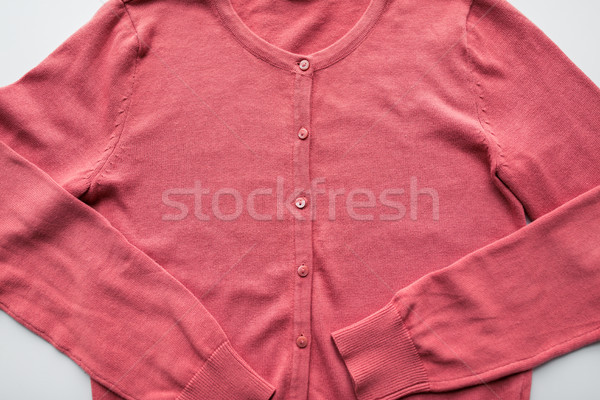 Sweter rozpinany odzież nosić moda obiektów Zdjęcia stock © dolgachov