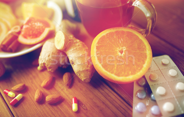 traditional medicine and drugs Stock photo © dolgachov