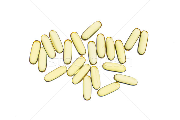 cod liver oil capsules Stock photo © dolgachov