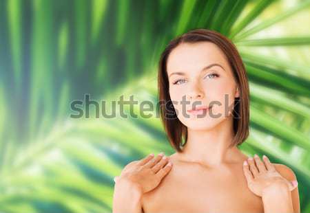 beautiful topless woman Stock photo © dolgachov