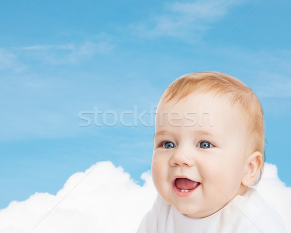 smiling little baby Stock photo © dolgachov