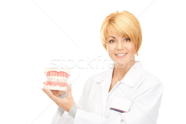 Сток-фото: врач · фотография · Привлекательная · женщина · женщину · медицина · стоматолога