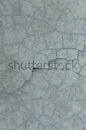 Foto stock: Rachado · cinza · concreto · parede · textura · rocha