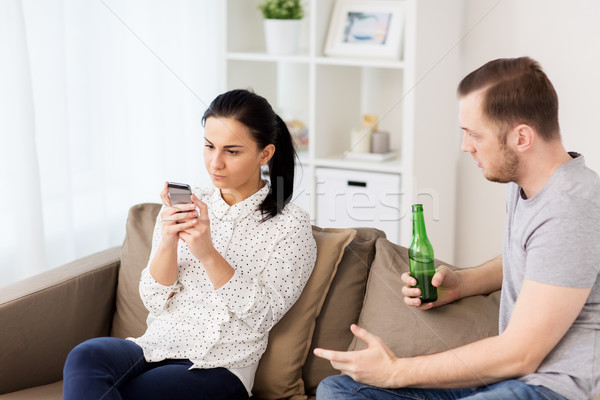 Couple argument maison personnes relation problèmes [[stock_photo]] © dolgachov