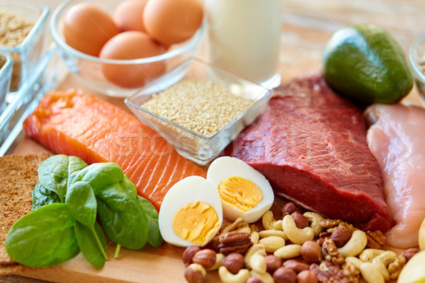 natural protein food on table Stock photo © dolgachov