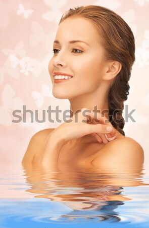 Resim sağlıklı çıplak su kadın Stok fotoğraf © dolgachov