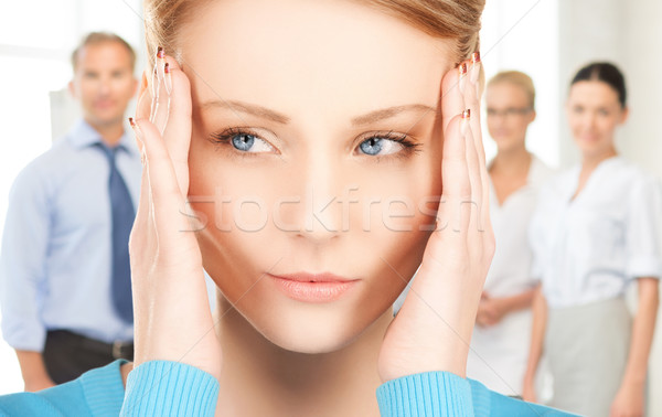 unhappy woman Stock photo © dolgachov