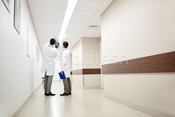 Wirbelsäule xray scannen Krankenhaus Chirurgie Menschen Stock foto © dolgachov