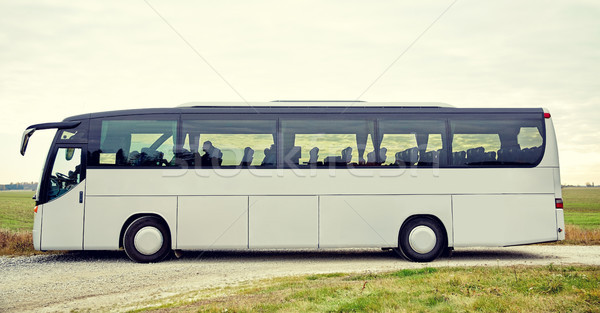 Stok fotoğraf: Tur · otobüs · sürücü · açık · havada · seyahat · turizm