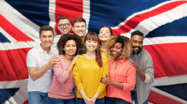 Internazionali gruppo felice sorridere persone diversità Foto d'archivio © dolgachov