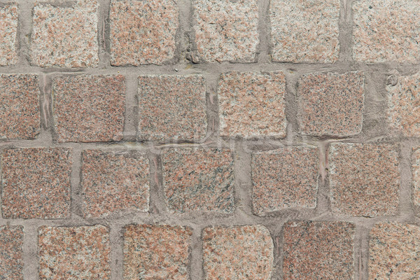 close up of paving stone or facade tile texture Stock photo © dolgachov