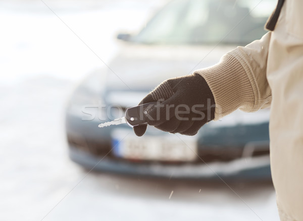 Stockfoto: Man · hand · buitenshuis · vervoer