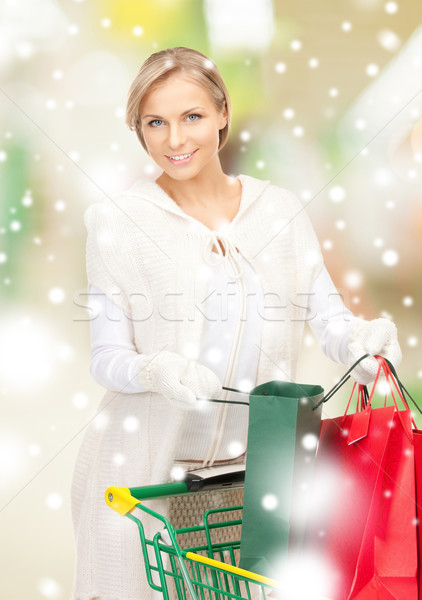 Zdjęcia stock: Kobieta · sprzedaży · christmas · wakacje
