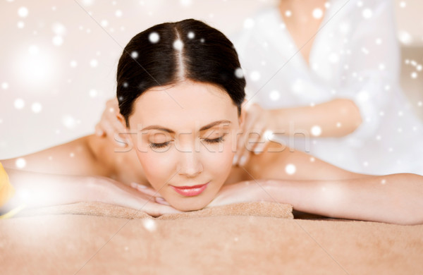 Kobieta spa zdrowia piękna salon ciało Zdjęcia stock © dolgachov