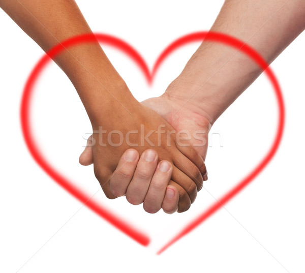 [[stock_photo]]: Femme · homme · mains · tenant · amour · relations