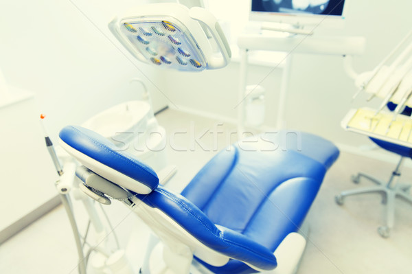 interior of new modern dental clinic office Stock photo © dolgachov