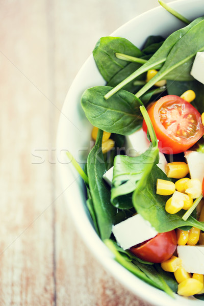 Gemüse Salatschüssel gesunde Ernährung Diäten Vegetarier Stock foto © dolgachov