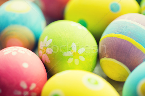 Colorat ouă de Paşti Paşti concediu traditie Imagine de stoc © dolgachov