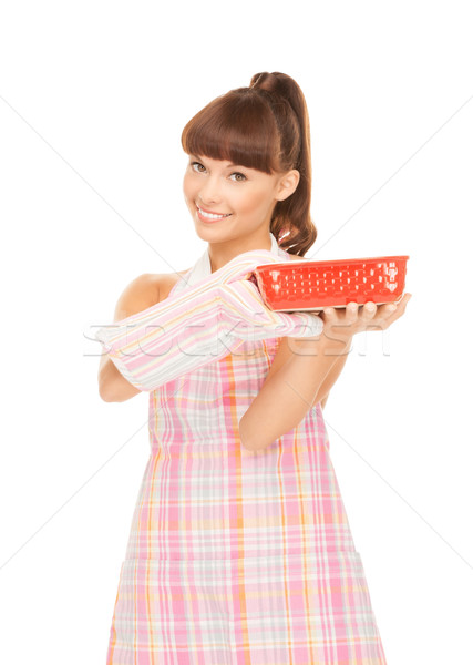 cooking housewife Stock photo © dolgachov