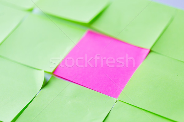 Différent couleur papier autocollants affaires [[stock_photo]] © dolgachov