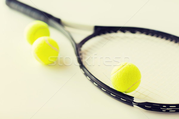 Racchetta da tennis sport fitness Foto d'archivio © dolgachov