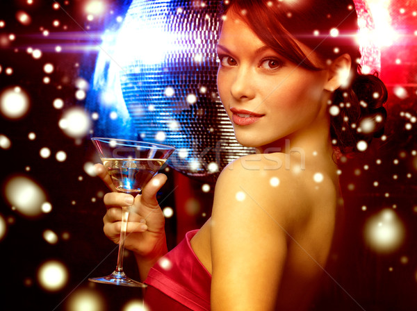 женщину коктейль роскошь vip ночной вечеринка Сток-фото © dolgachov