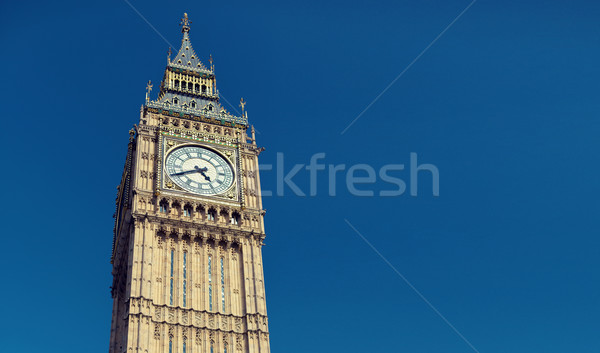 Big Ben great clock tower in London Stock photo © dolgachov