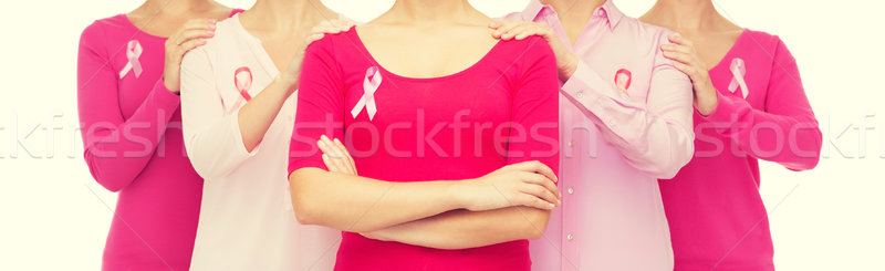 Foto stock: Mulheres · câncer · consciência · saúde