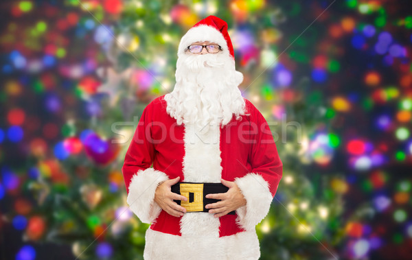 Stock photo: man in costume of santa claus