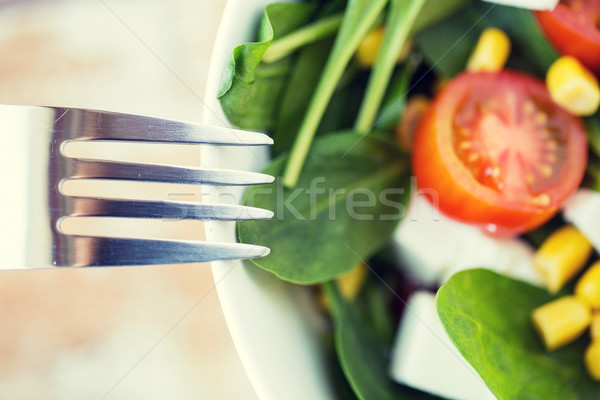 Vegetales ensaladera alimentación saludable dieta vegetariano Foto stock © dolgachov