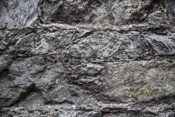 close up of old brick or stone wall background Stock photo © dolgachov
