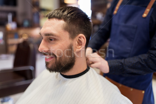 Stock foto: Friseur · Mann · Bart · Menschen · Barbier · Gesicht