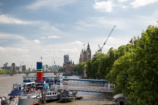 Foto stock: Casas · parlamento · westminster · puente · Inglaterra · Londres