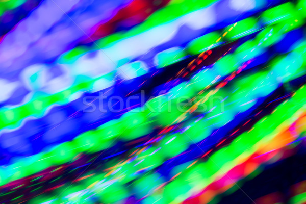 colorful bright night lights over black background Stock photo © dolgachov