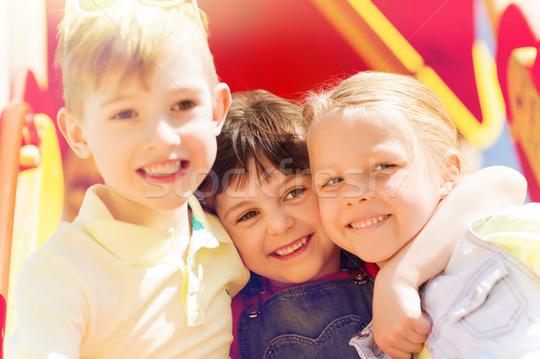 Gruppe glücklich Kinder Kinder Spielplatz Sommer Stock foto © dolgachov