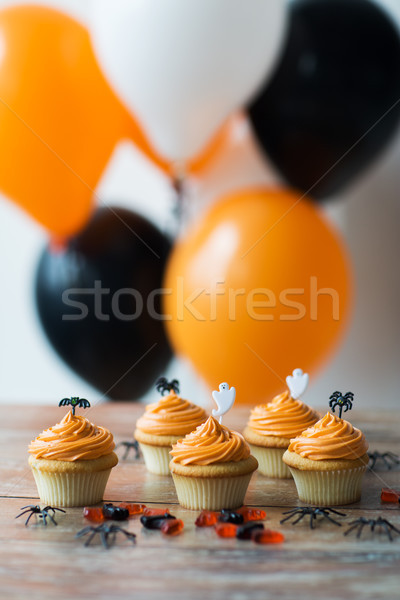 Halloween fiesta mesa alimentos Foto stock © dolgachov