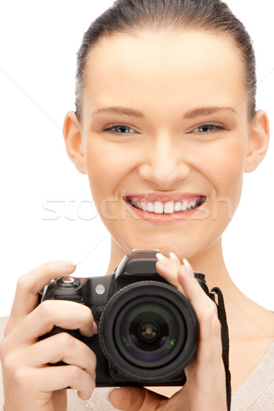 цифровая камера фотография счастливым женщину подростков Сток-фото © dolgachov