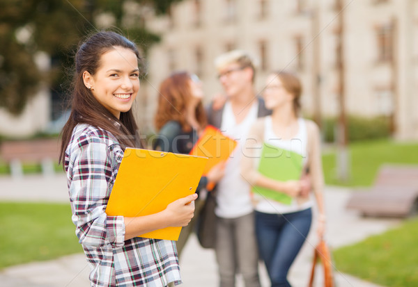 Adolescente dossiers Retour été vacances éducation [[stock_photo]] © dolgachov