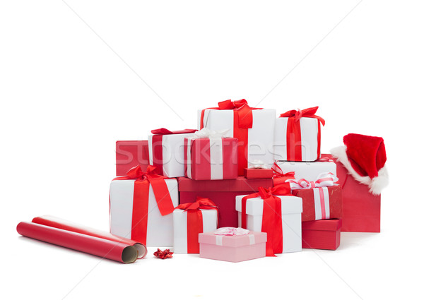 Foto stock: Natal · presentes · decoração · férias · inverno · aniversário