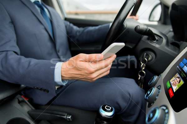 Homem condução carro transporte Foto stock © dolgachov