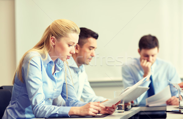 business people having problem in office Stock photo © dolgachov