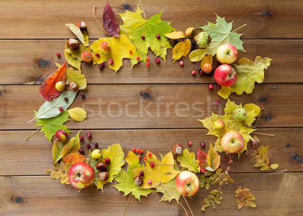 Foto d'archivio: Set · frutti · frutti · di · bosco · legno · natura