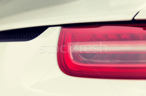 close up of car part with grille and headlight Stock photo © dolgachov