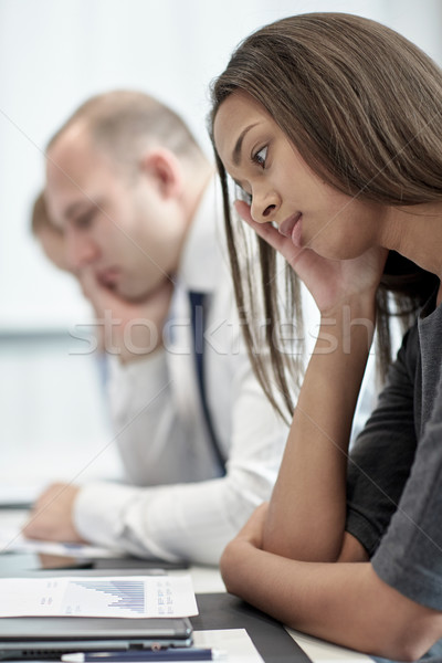üzletemberek probléma iroda üzlet csapatmunka emberek Stock fotó © dolgachov