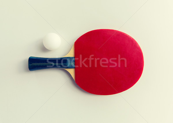 Tischtennis Ball Sport Fitness Stock foto © dolgachov