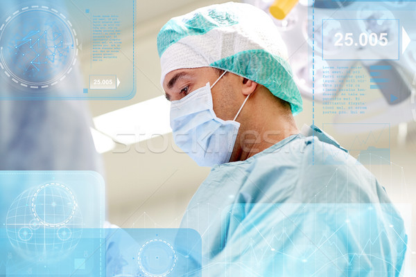 Stockfoto: Chirurg · operatiekamer · ziekenhuis · chirurgie · gezondheidszorg · geneeskunde