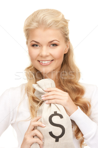 Сток-фото: женщину · доллара · сумку · фотография · бизнеса · деньги