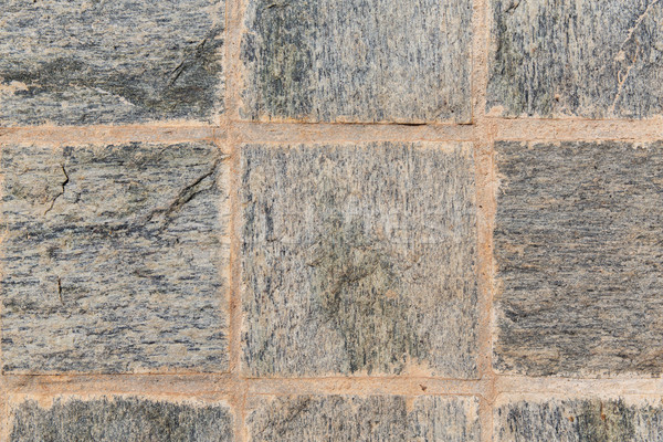 close up of paving stone or facade tile texture Stock photo © dolgachov