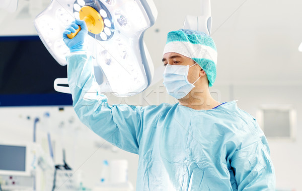 Chirurg operatiekamer ziekenhuis chirurgie geneeskunde mensen Stockfoto © dolgachov